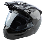 KLIM X1 Alpha Helmet ECE/DOT Patriot - Gloss Metallic Gunmetal Black