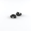 Triumph Finned Header Rings - Black - A9601610
