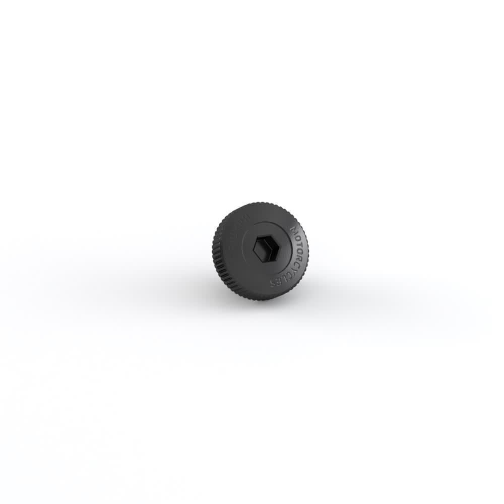 Triumph Machined Oil Filler Cap - Black Anodised - A9610239