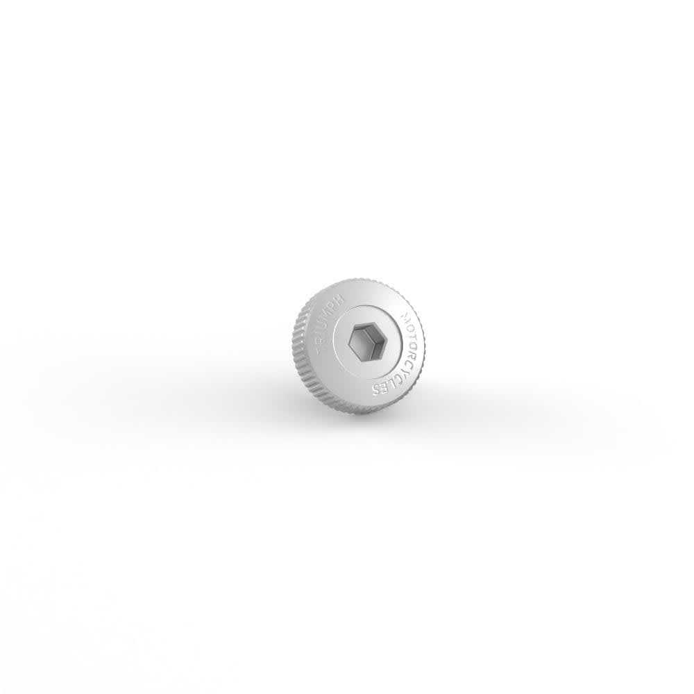 Triumph Machined Oil Filler Cap - Clear Anodised - A9610241