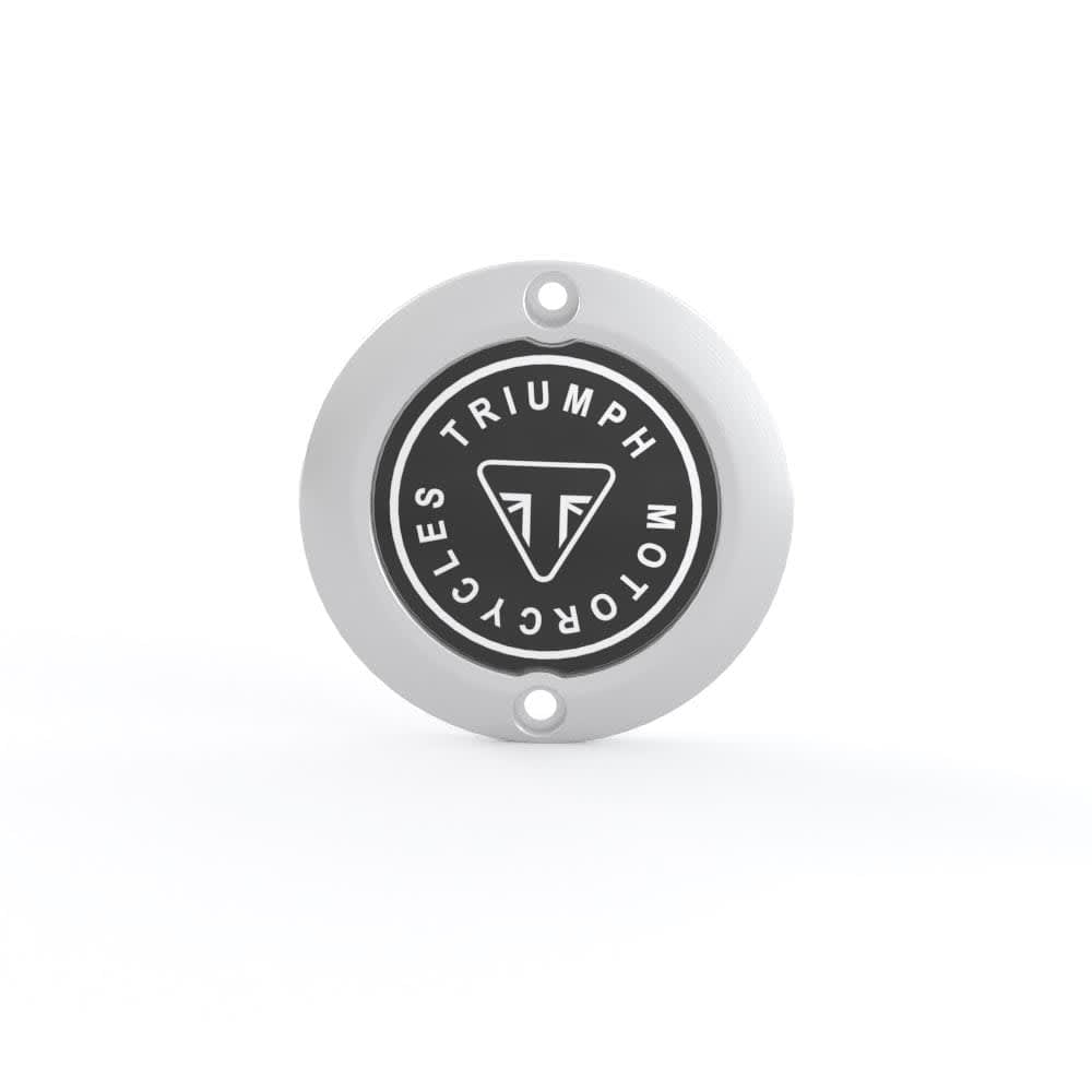 Triumph Brushed Clutch Badge - A9610256