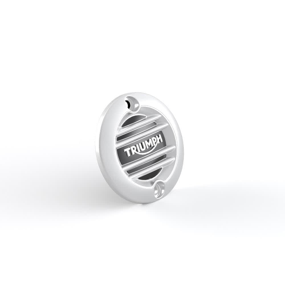 Triumph Brushed ACG Badge - Ribbed - A9610260