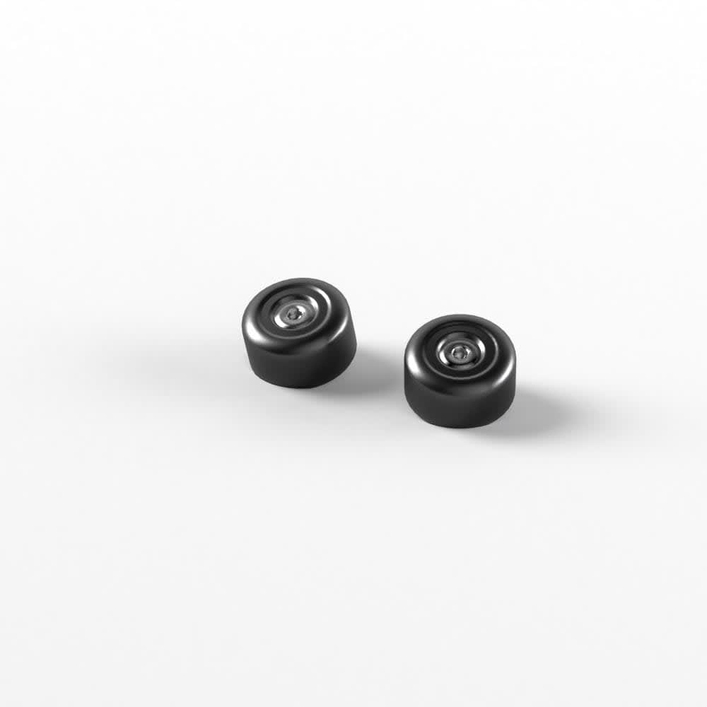 Triumph Bar End Finisher Kit - Black - A9630383