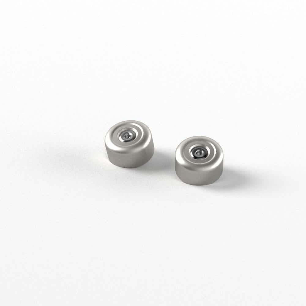 Triumph Bar End Finisher Kit - Grey - A9630434