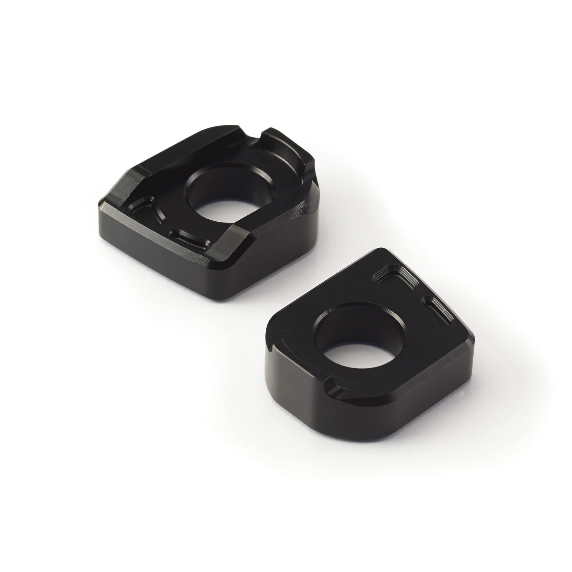 Triumph BILLET MACHINED CHAIN ADJUSTER BLOCK - BLACK - A9640045