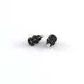 Triumph CNC Machined Paddock Stand Bobbins - Black - A9640082