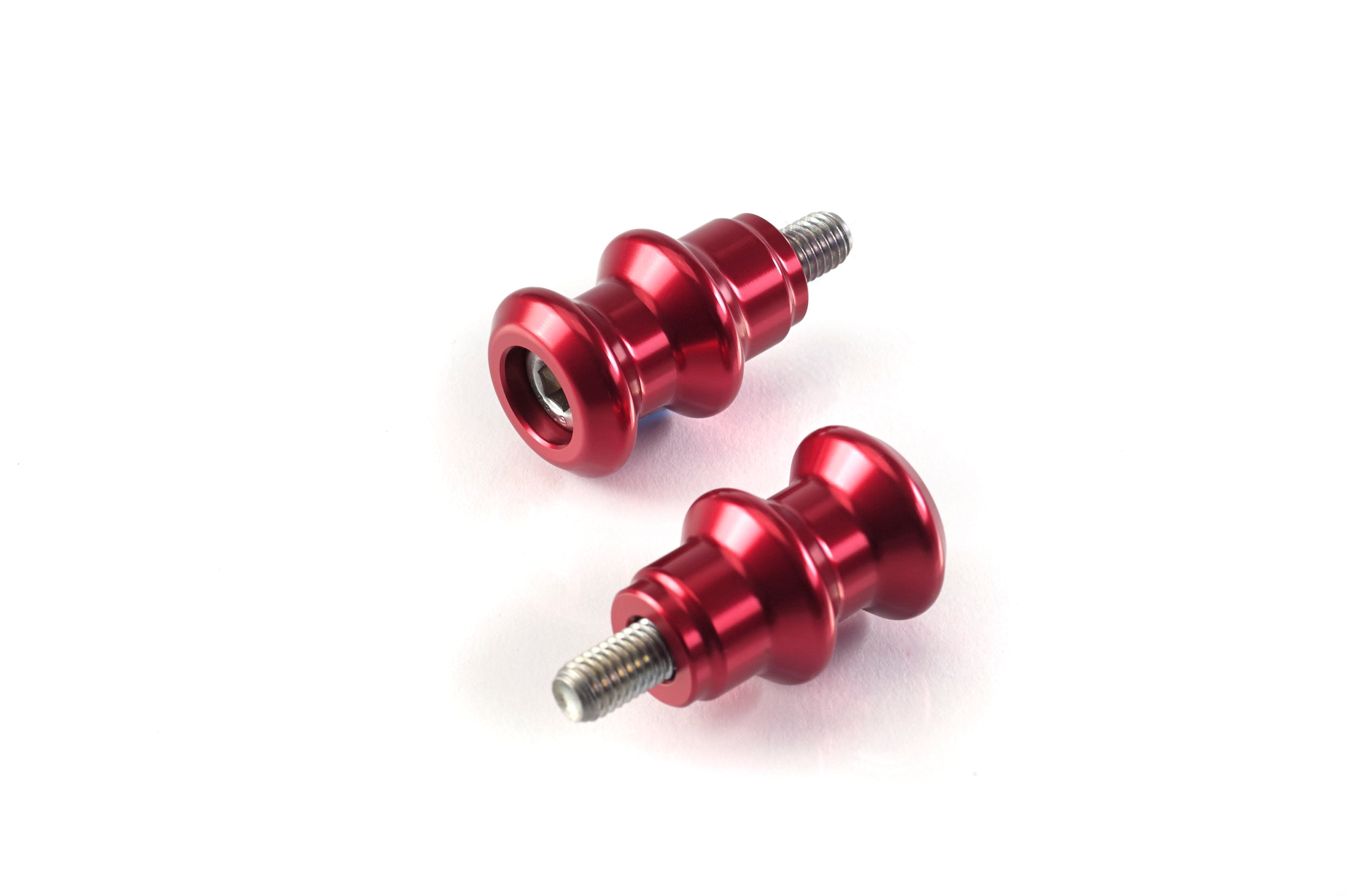 Triumph CNC Machined Paddock Stand Bobbins - Red - A9640083
