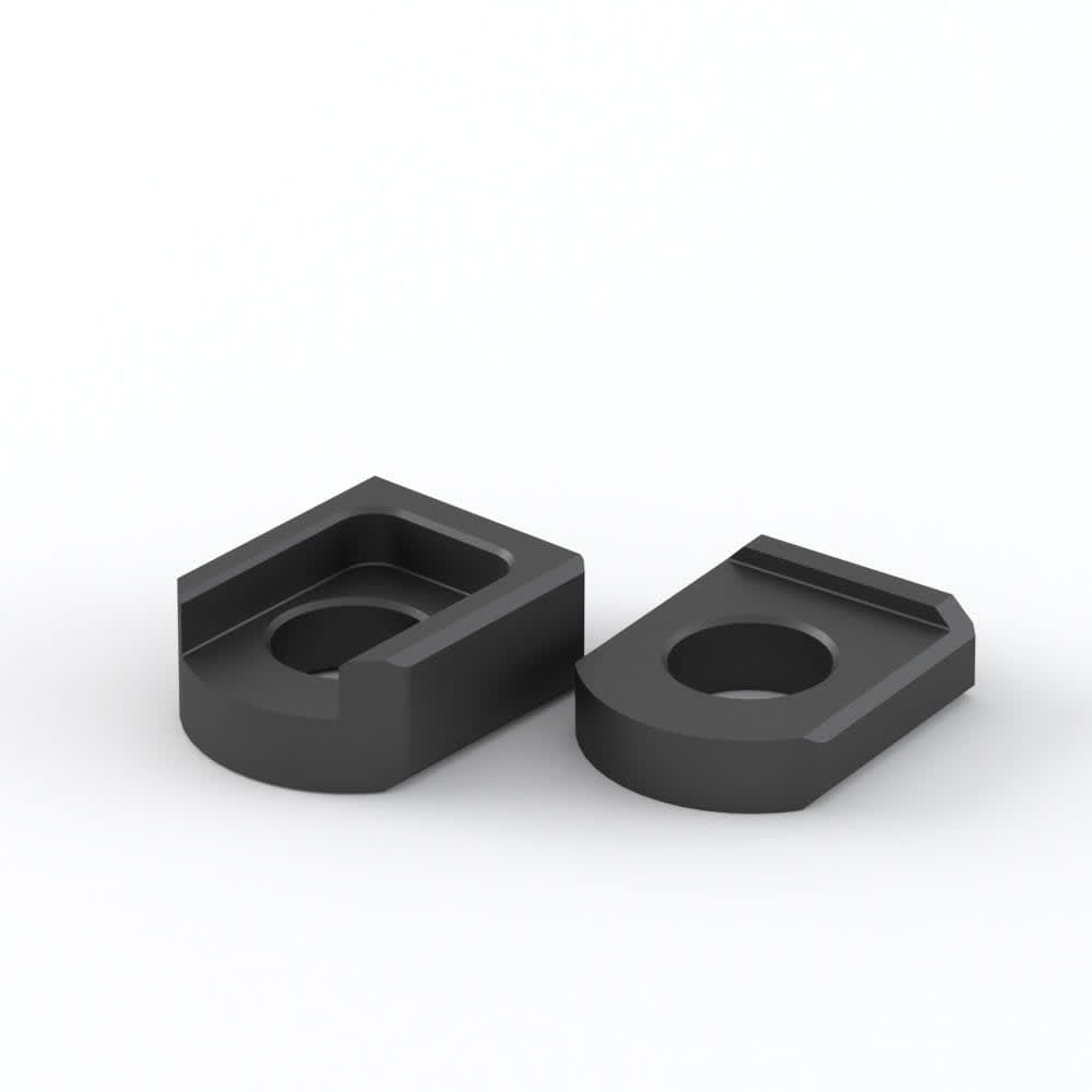 Triumph Rear Wheel Adjuster Kit - Black - A9648036
