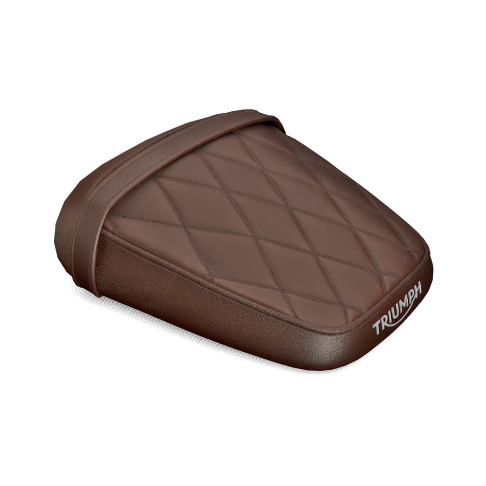 Triumph Quilted Pillion Seat - Brown - A9708639
