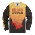 Triumph Sunset Jersey in Red, Orange and Black
