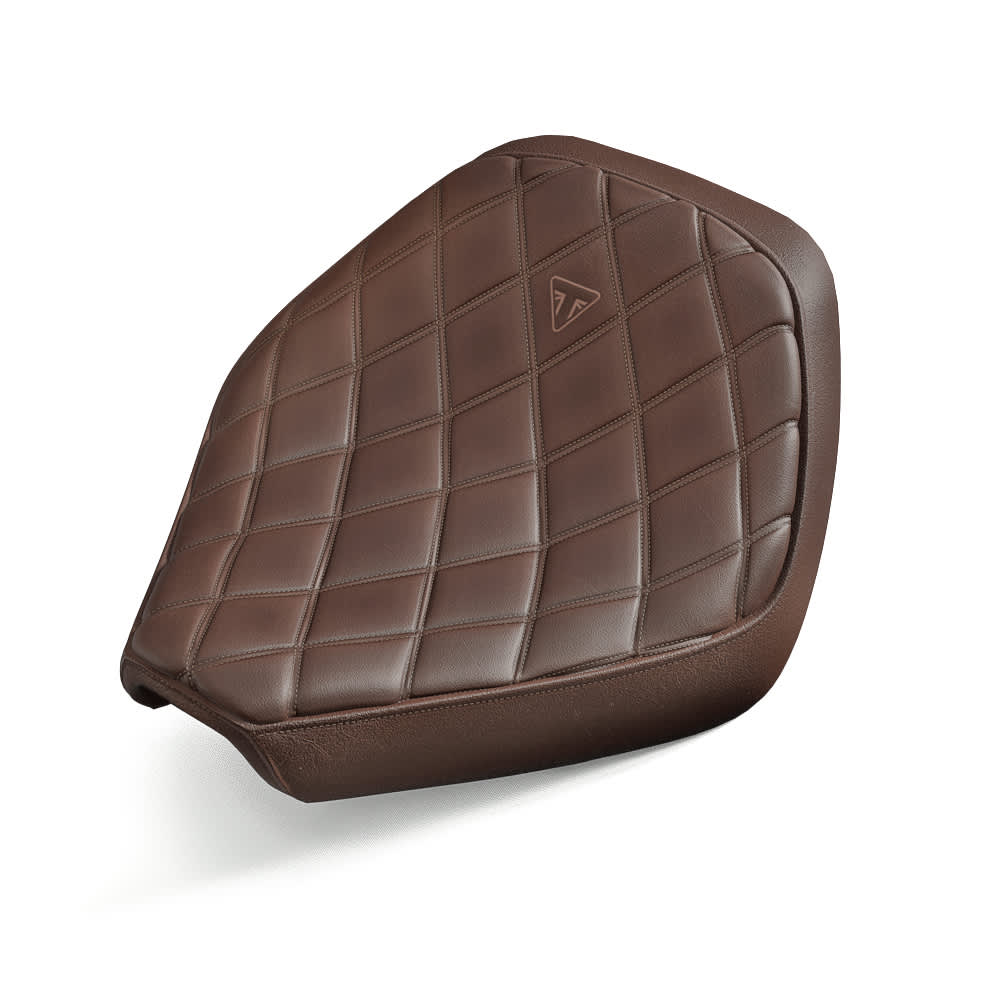 Triumph Quilted Rider Seat - Brown - A9708786