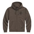 Triumph Digby Full Zip Ring Logo Hoodie in Iron