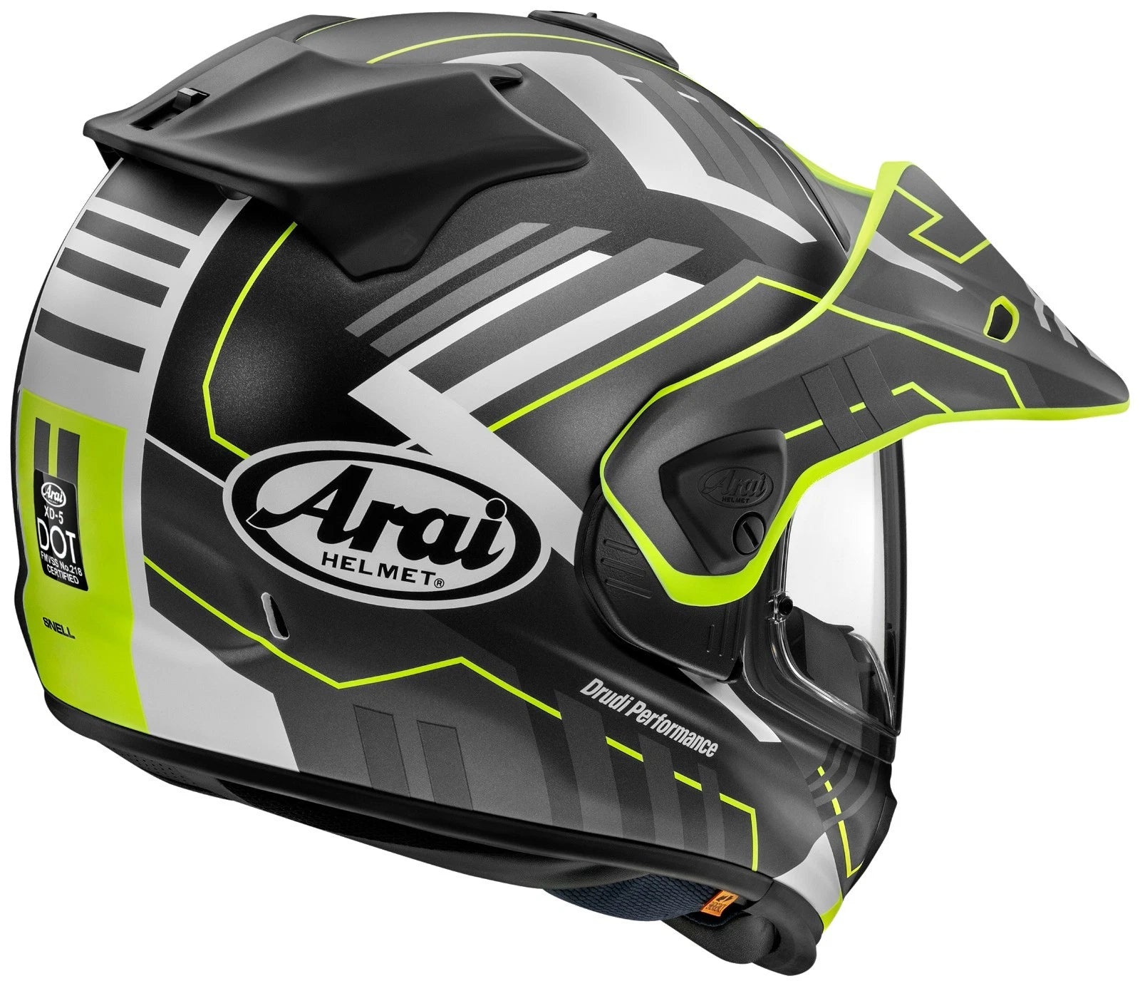 Arai XD-5 Trail Yellow Frost XL Adventure ADV Dual Sport DOT Helmet