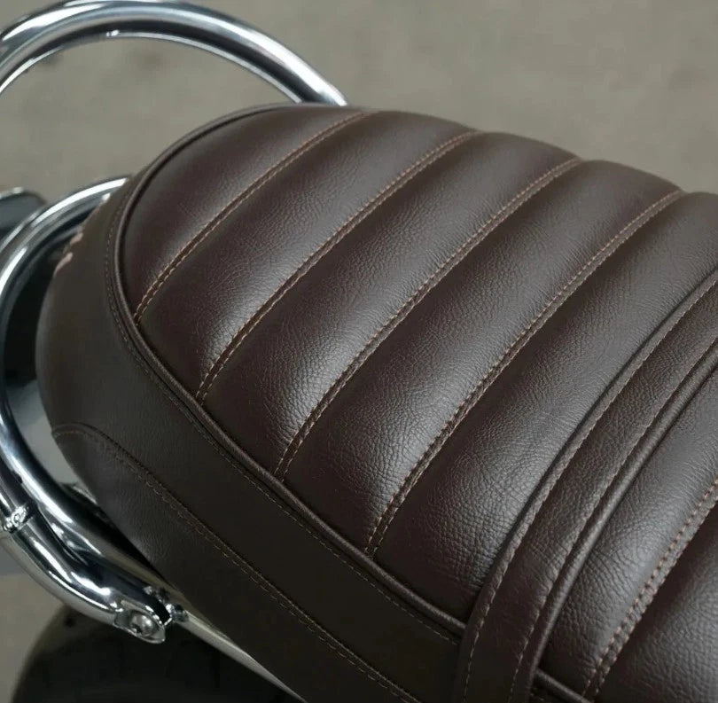 Triumph Brown Ribbed Bench Seat Bonneville T120 T100 Street Twin Scrambler 900 A
