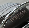 Triumph Brown Ribbed Bench Seat Bonneville T120 T100 Street Twin Scrambler 900 A