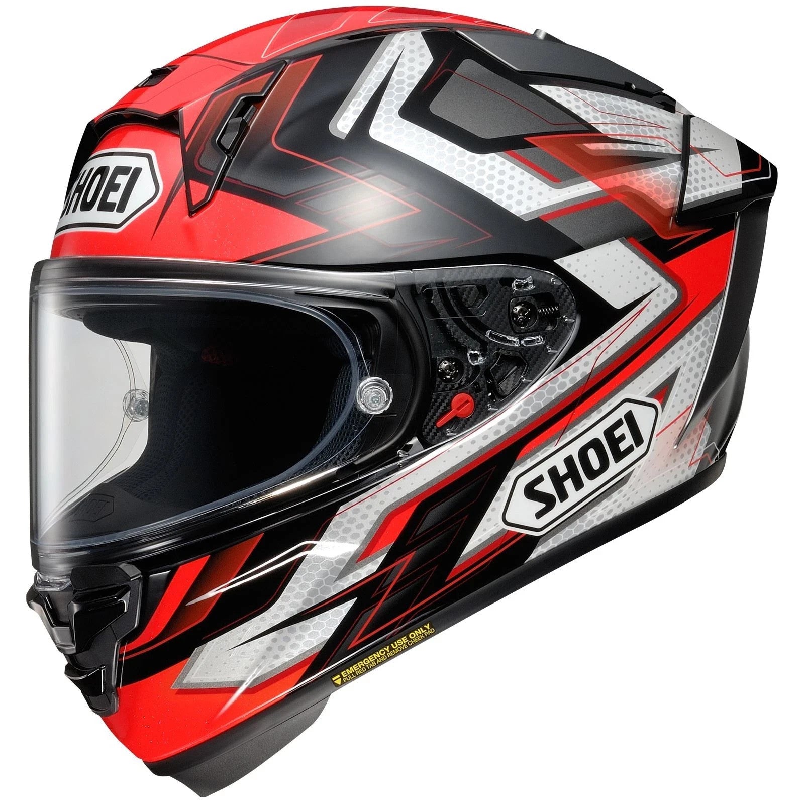 Shoei X-15 Escalate TC-1 Helmet Medium Full Face Racing Motorcycle DOT Snell ECE