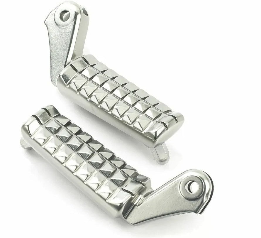 Triumph Bonneville T120 T100 Scrambler Style Rider Foot Pegs A9770145 OEM Gunmet